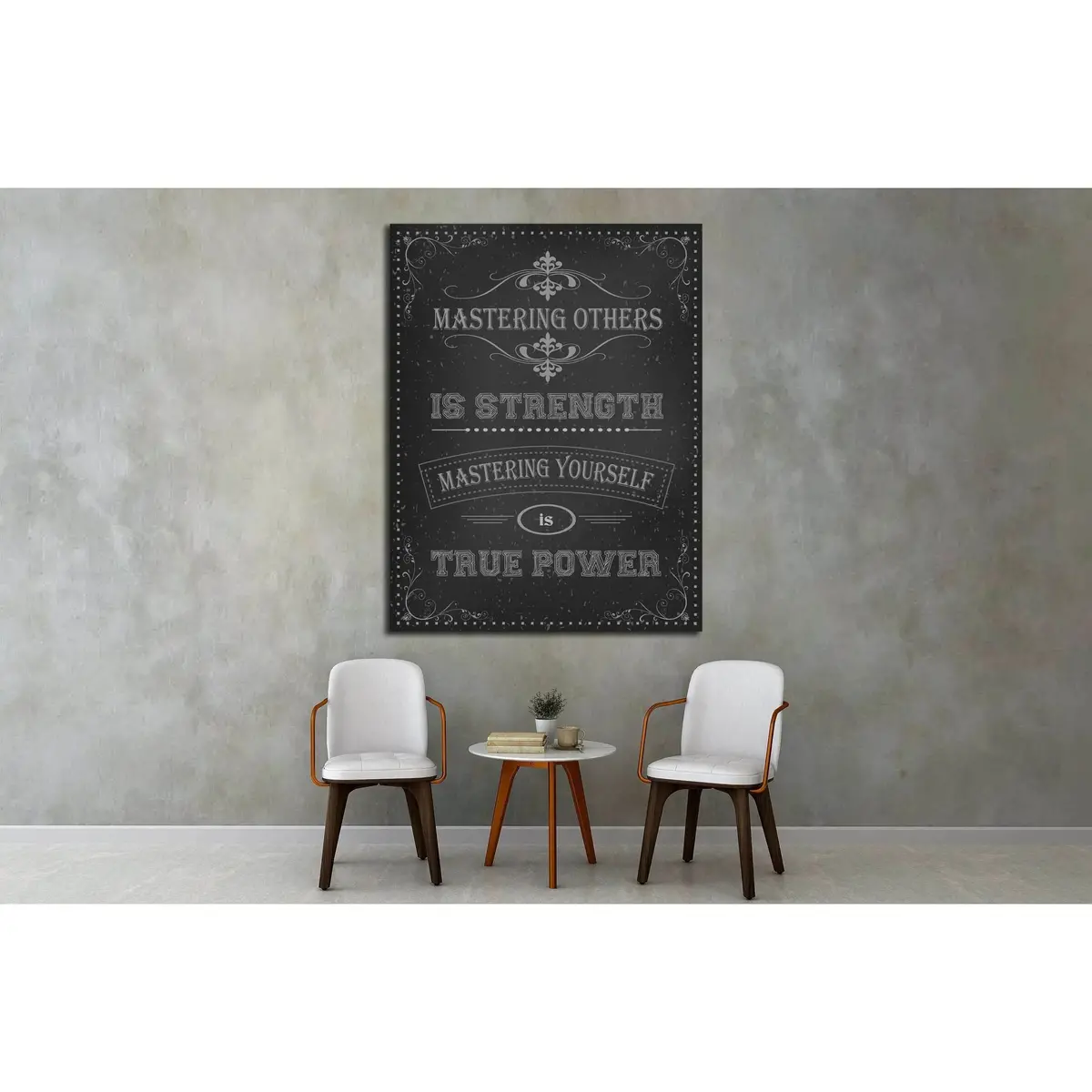 Art Canvas In Vintage Style №4507 Ready To Hang Canvas Print 2
