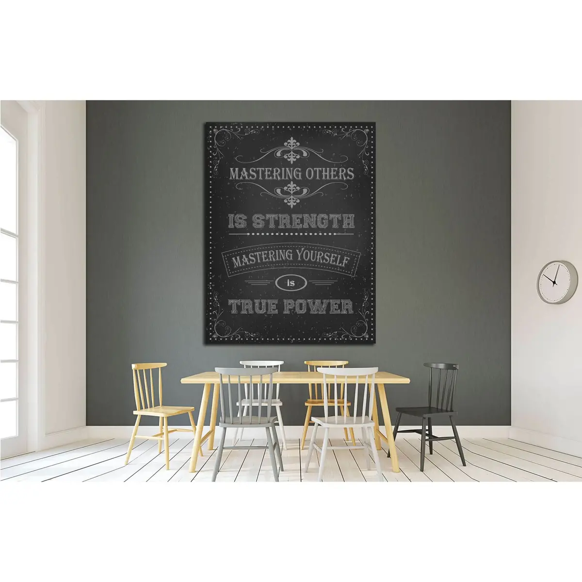 Art Canvas In Vintage Style №4507 Ready To Hang Canvas Print 3