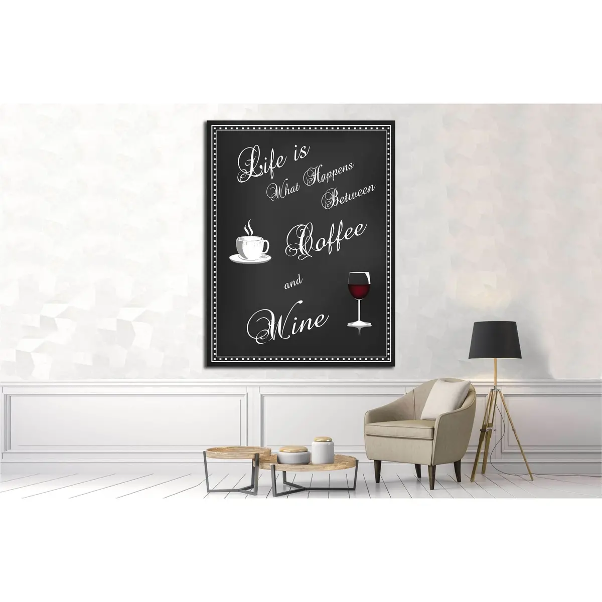 Art Canvas In Vintage Style №4518 Ready To Hang Canvas Print 3