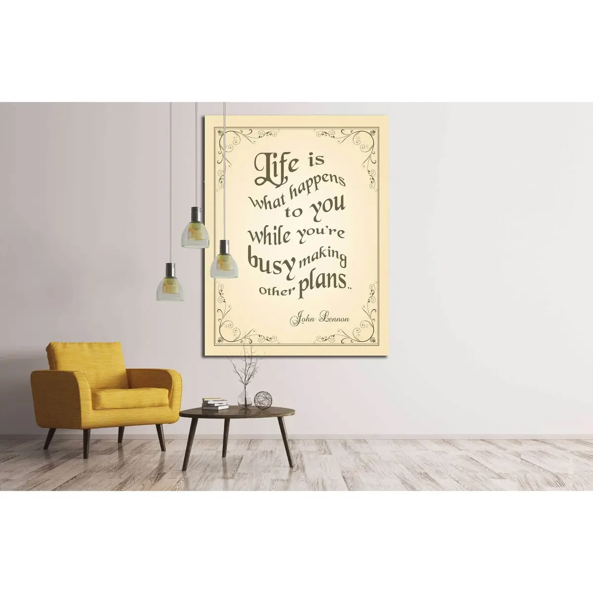 Art Canvas In Vintage Style №4519 Ready To Hang Canvas Print 2