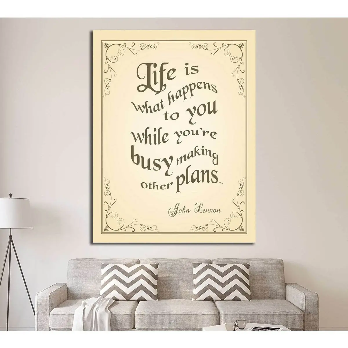 Art Canvas In Vintage Style №4519 Ready To Hang Canvas Print 1