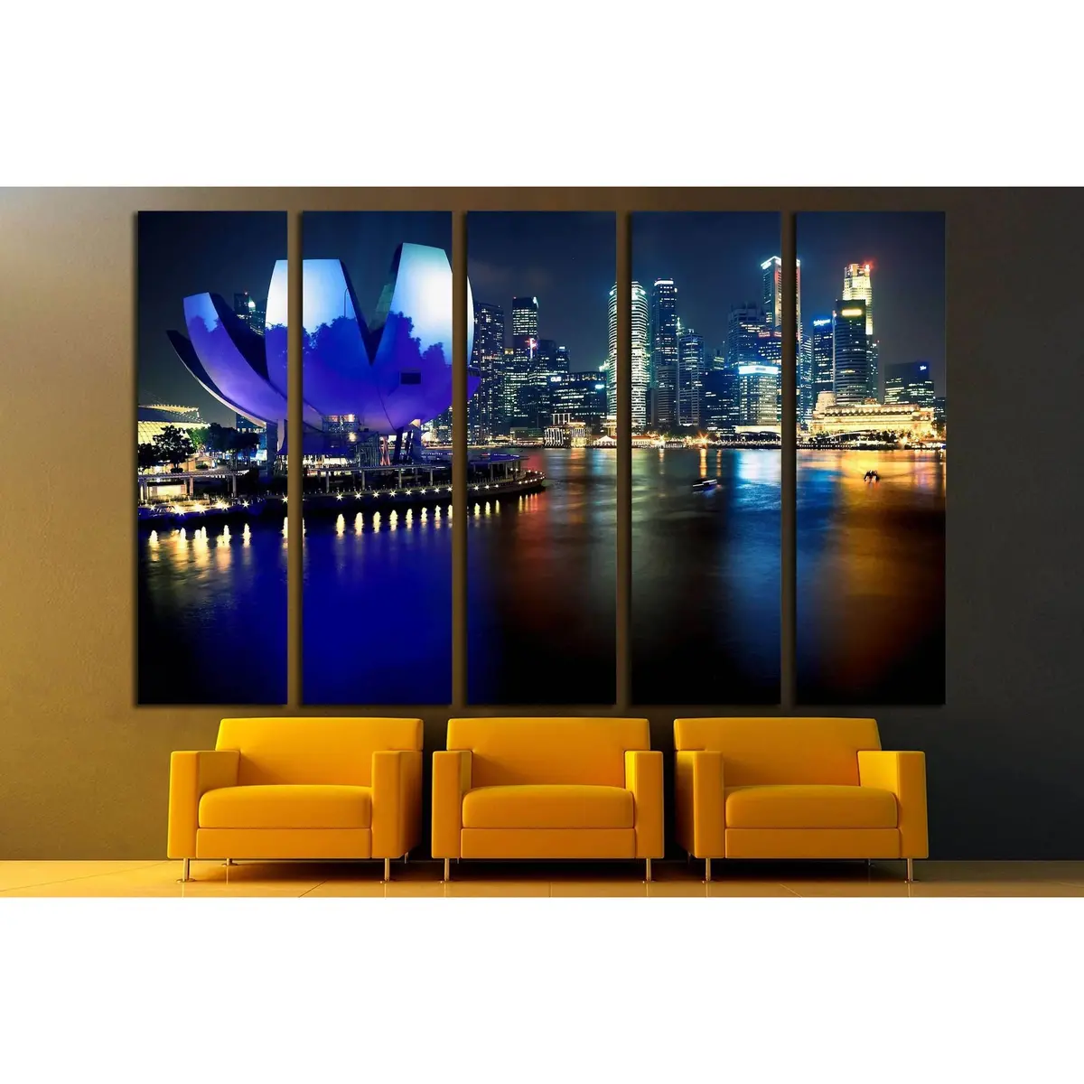 Art Science Museum Singapore Canvas Print – Ready-to-Hang Wall Art Featuring Marina Bay Sands Attractions - Image 3