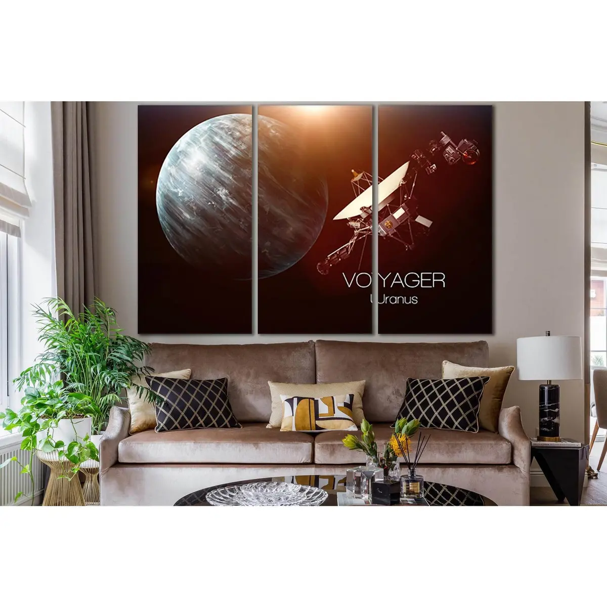 Artificial Satellite Voyager, Uranus №Sl963 Ready To Hang Canvas Print 5