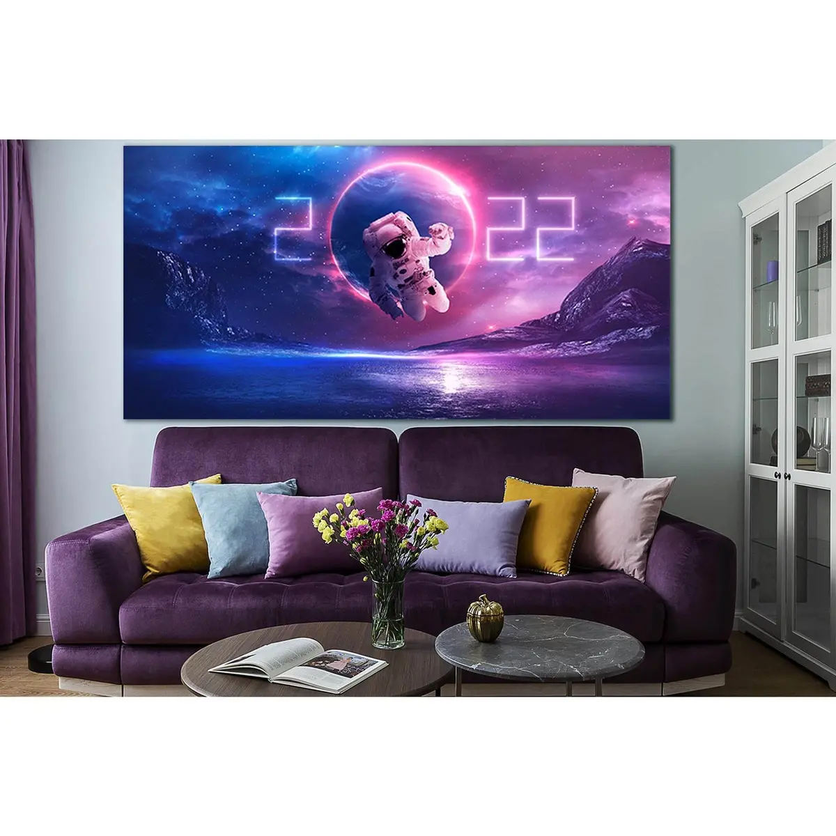 Astronaut 2022 Space №Sl1221 Ready To Hang Canvas Print 1