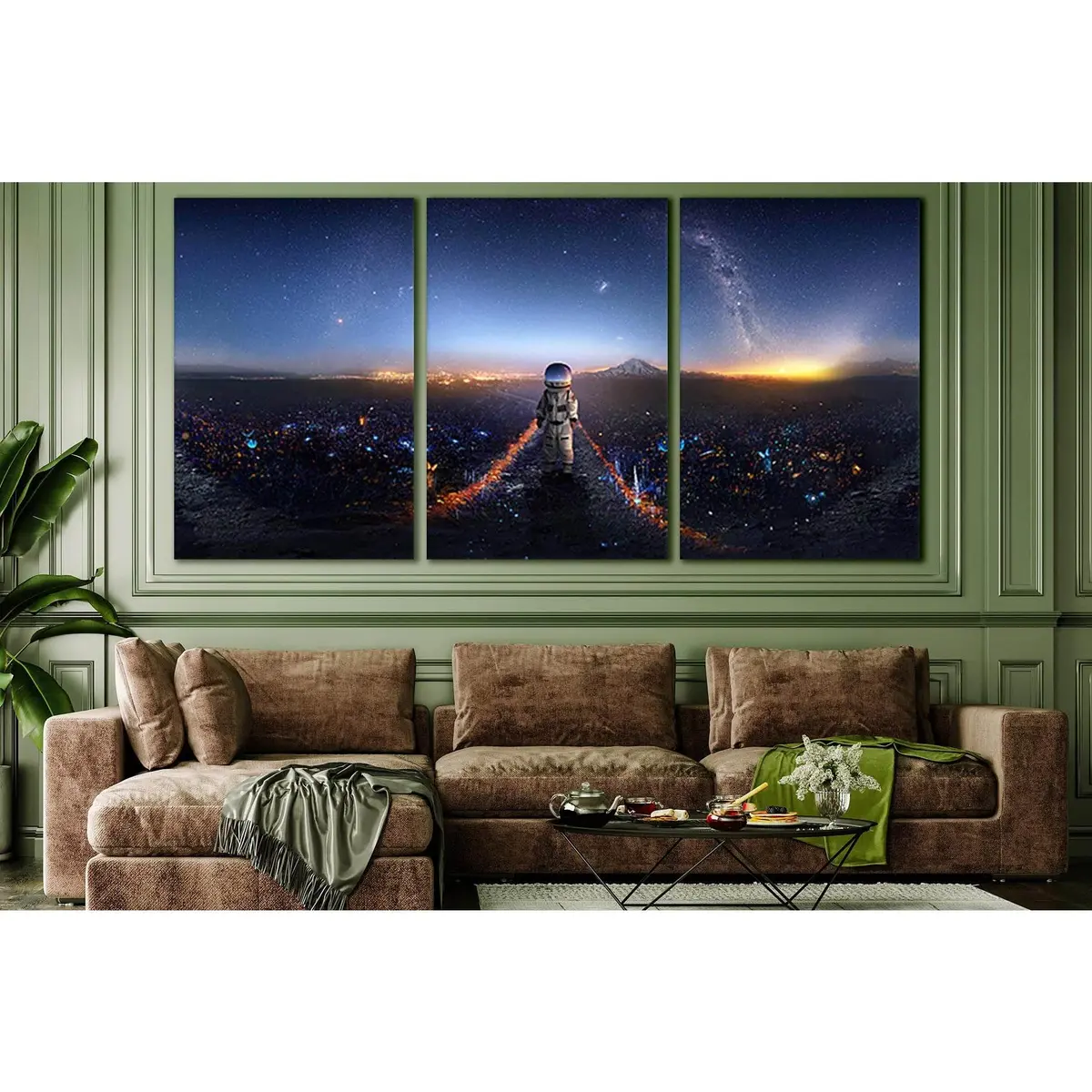 Astronaut On Another Planet №Sl413 Ready To Hang Canvas Print 5