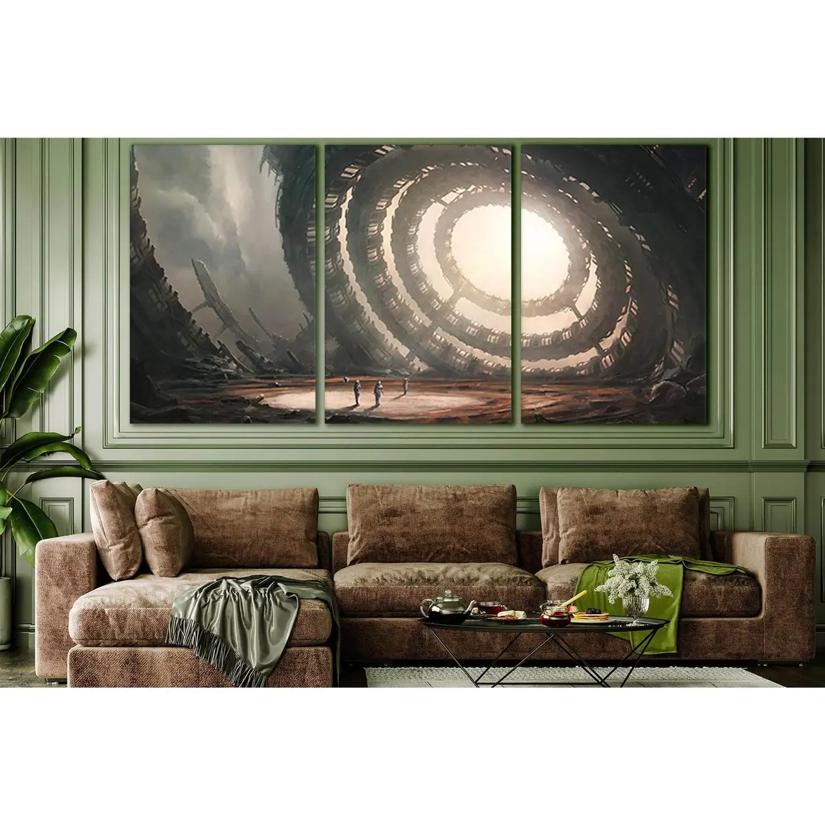 Astronauts Fantastic Scene №Sl981 Ready To Hang Canvas Print 5