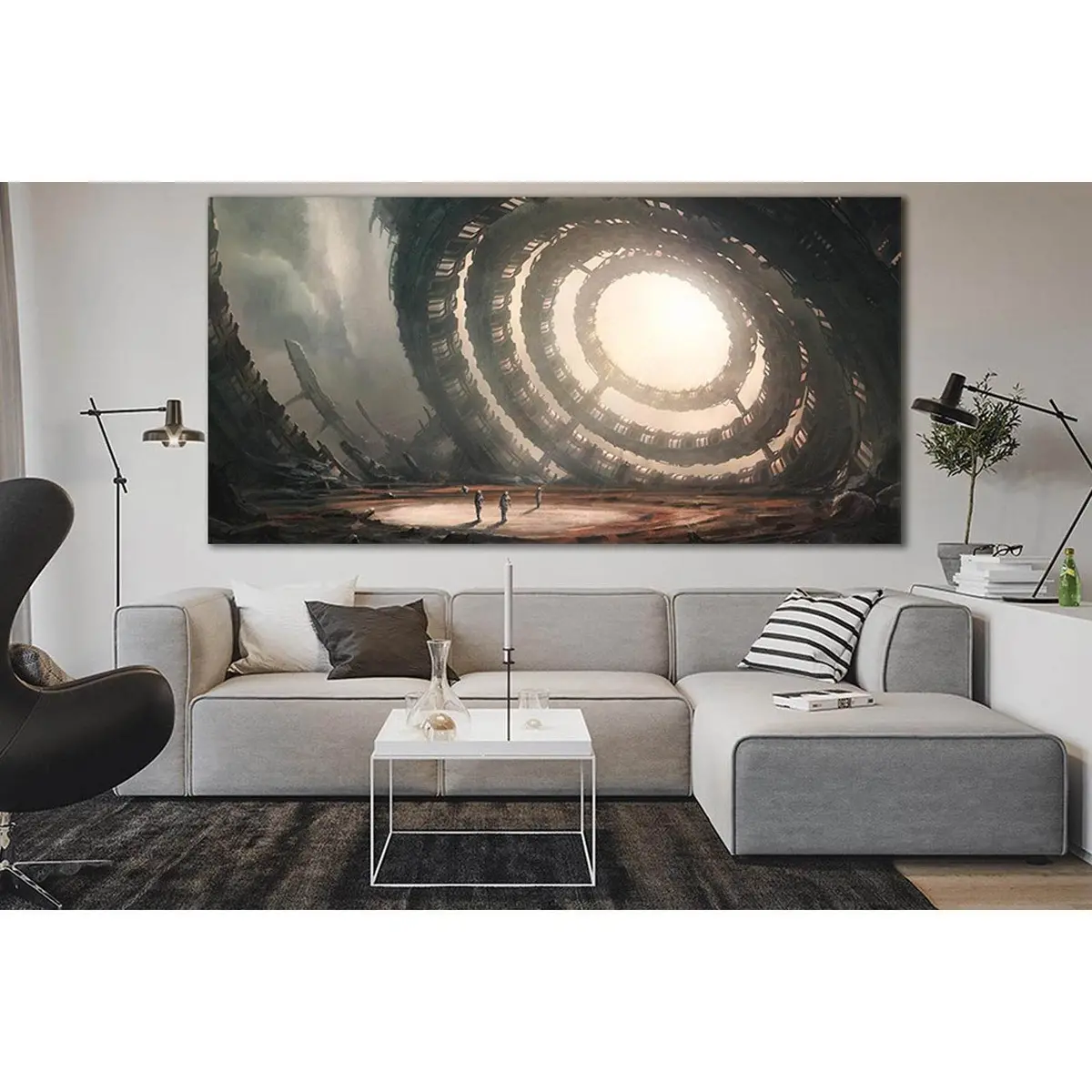 Astronauts Fantastic Scene №Sl981 Ready To Hang Canvas Print 1