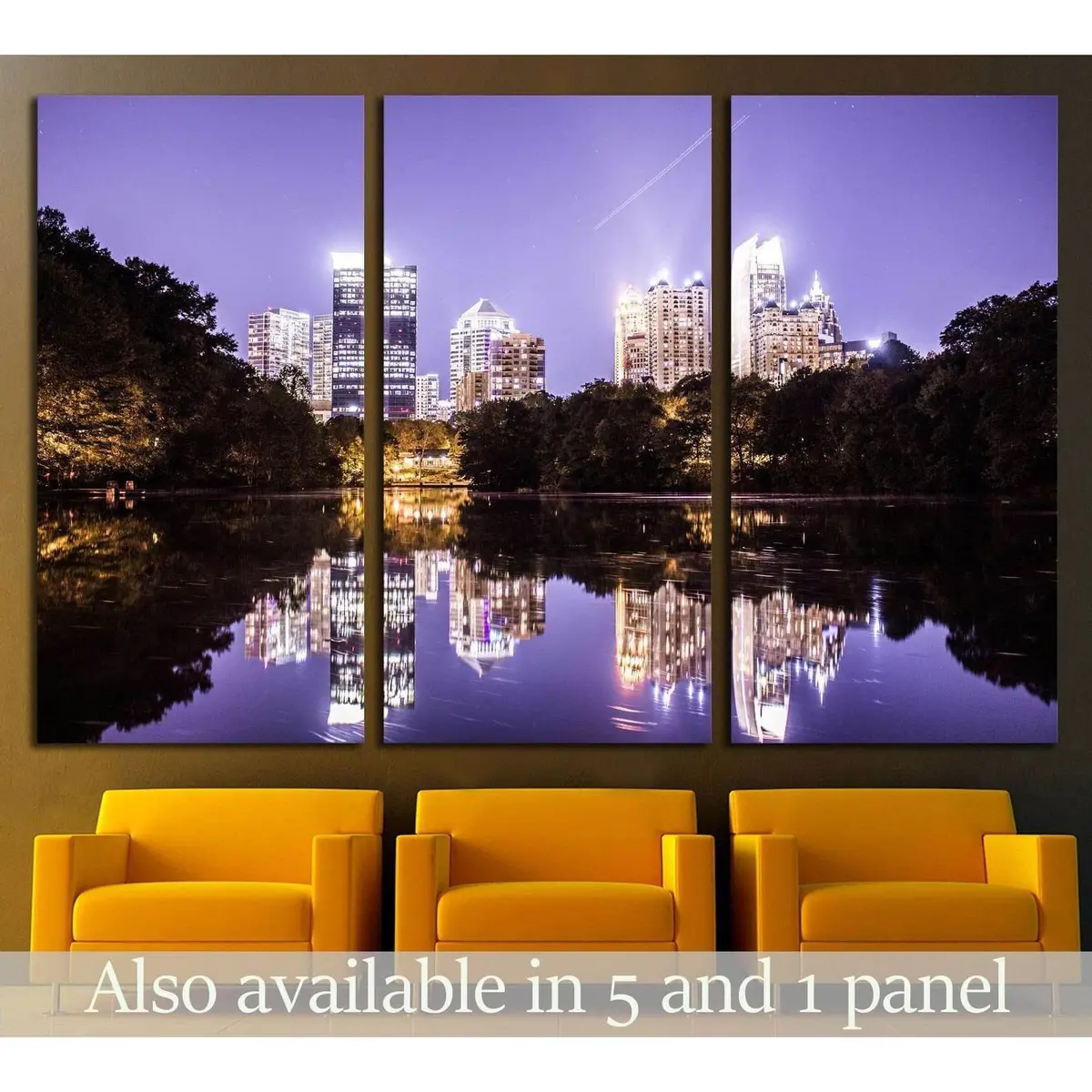 Atlanta №1743 Ready To Hang Canvas Print 5