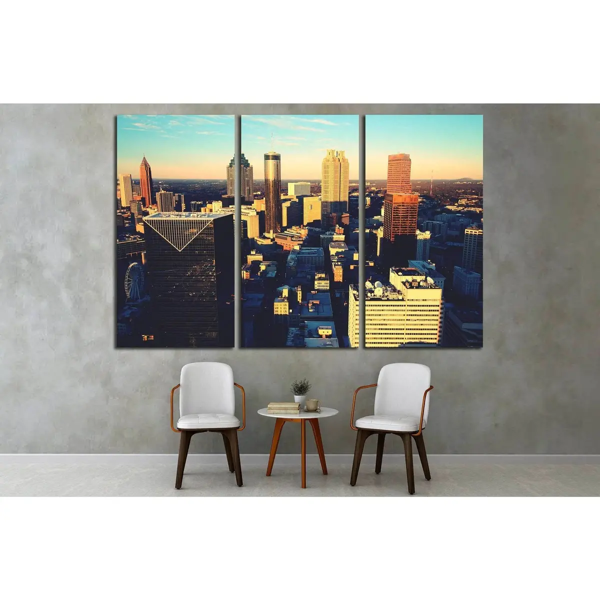 Atlanta's Southern Core №1761 Ready To Hang Canvas Print 5