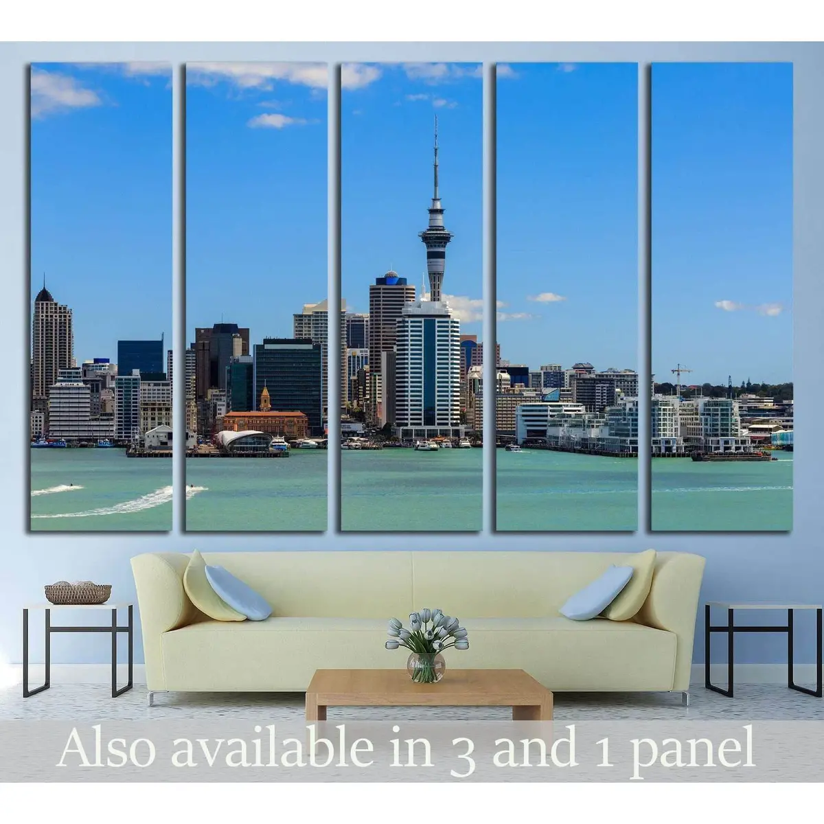 Auckland Cityscape Canvas Wall Art – North Island, New Zealand (No. 2290)