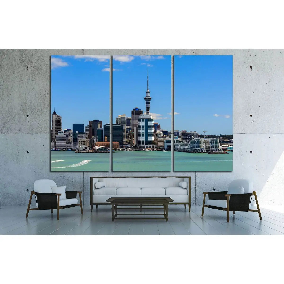 Auckland Cityscape, North Island, New Zealand №2290 Ready To Hang Canvas Print 5