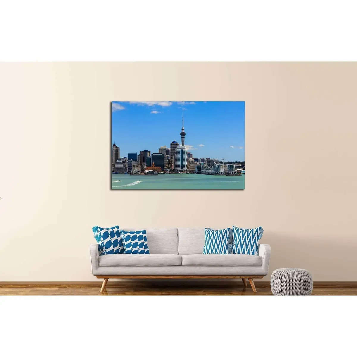 Auckland Cityscape, North Island, New Zealand №2290 Ready To Hang Canvas Print 3
