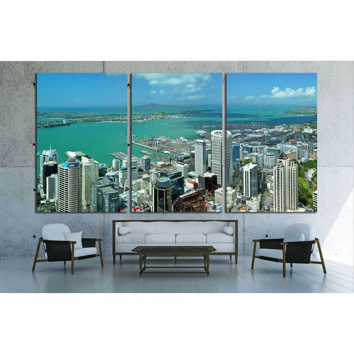 Auckland, New Zealand №1630 Ready To Hang Canvas Print 5