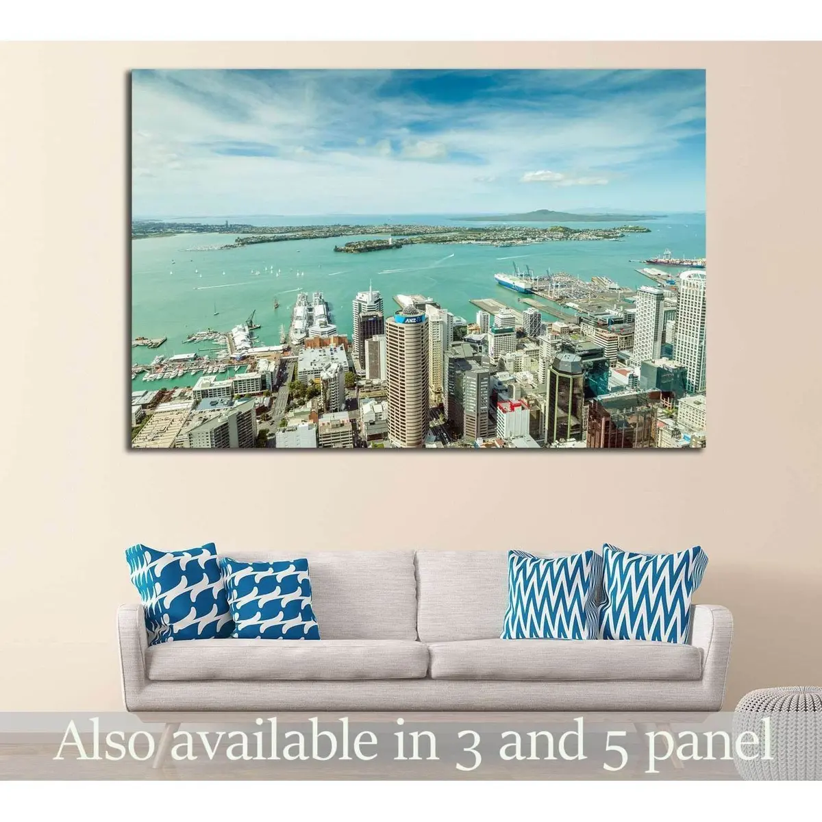 Auckland, New Zealand №1738 Ready To Hang Canvas Print 1