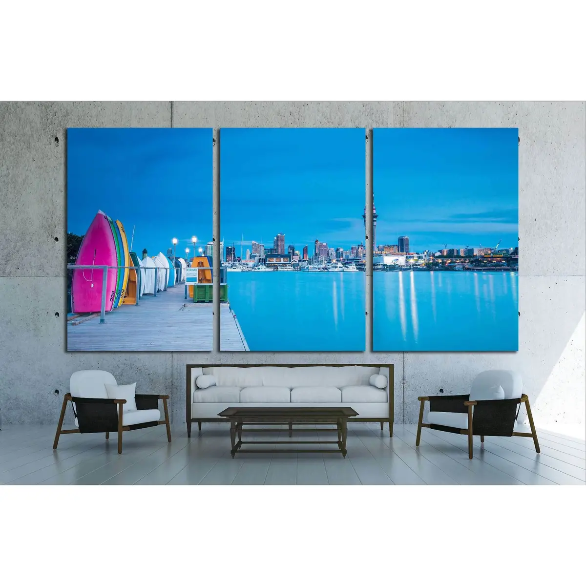 Auckland, New Zealand №1766 Ready To Hang Canvas Print 5