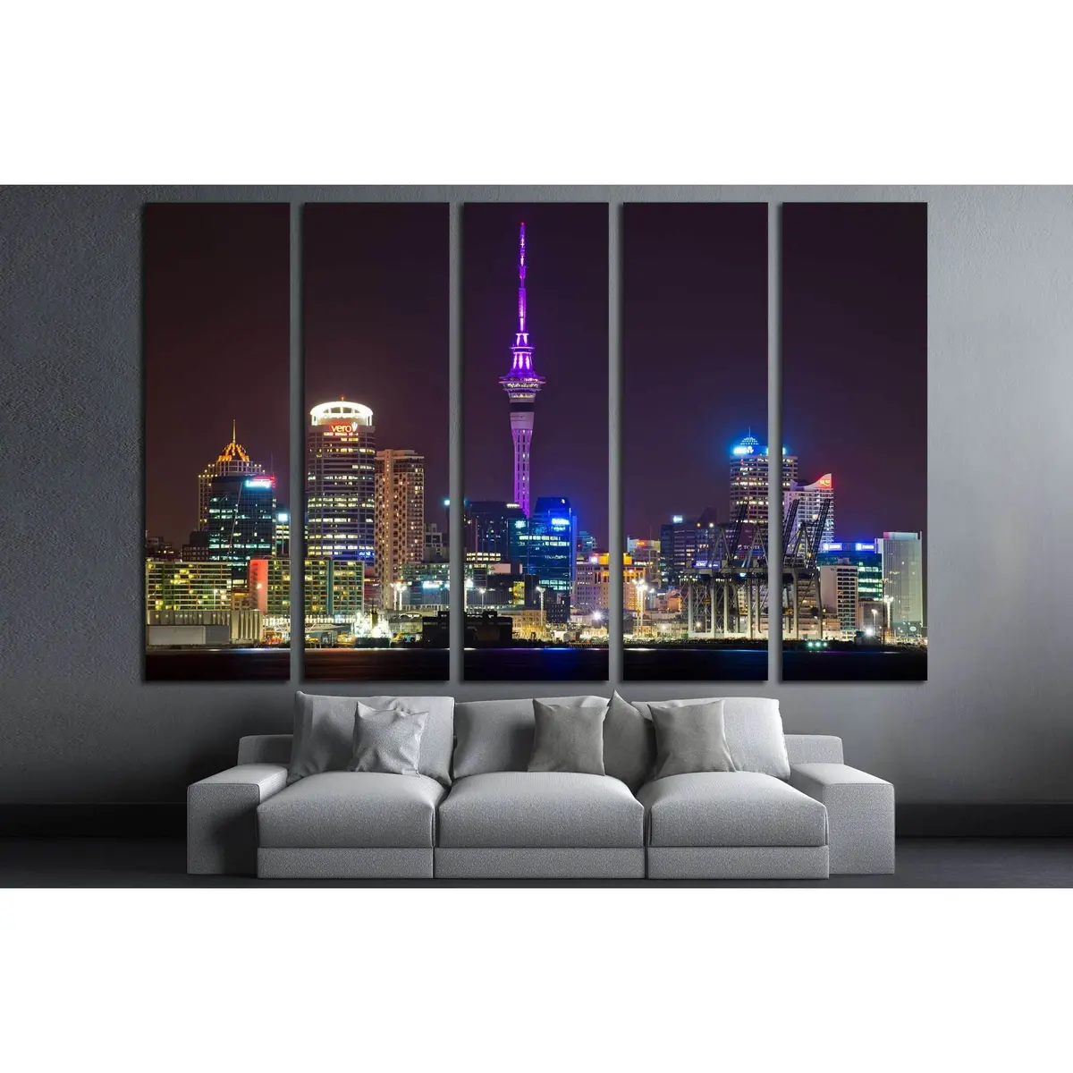 Auckland Sky Tower Canvas Wall Art – Ready-to-Hang Print - Image 3