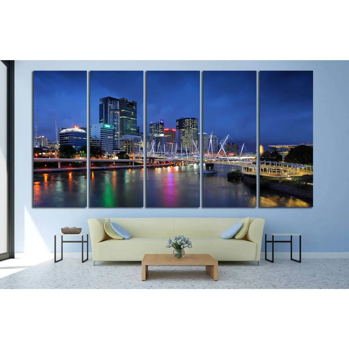 Ready-to-Hang Canvas Print of Kurilpa Bridge, Brisbane, Australia - Image 3