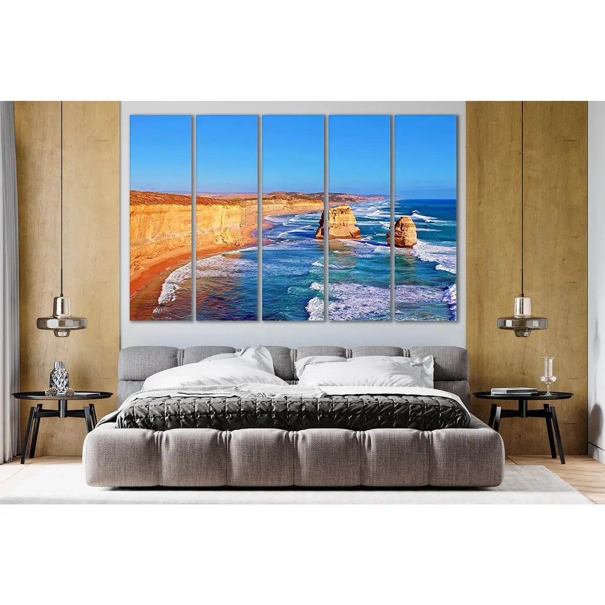 Premium Great Ocean Road Beach Canvas Wall Art №SL197 – Ready to Hang
