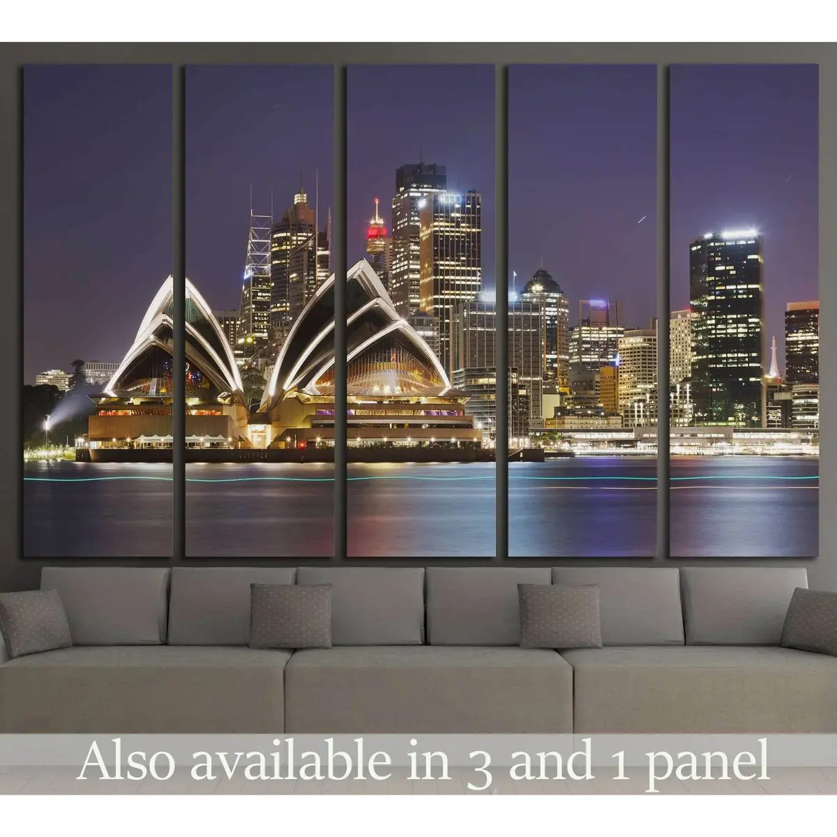 Sydney, Australia Canvas Wall Art – Pre-Hung Print #1129