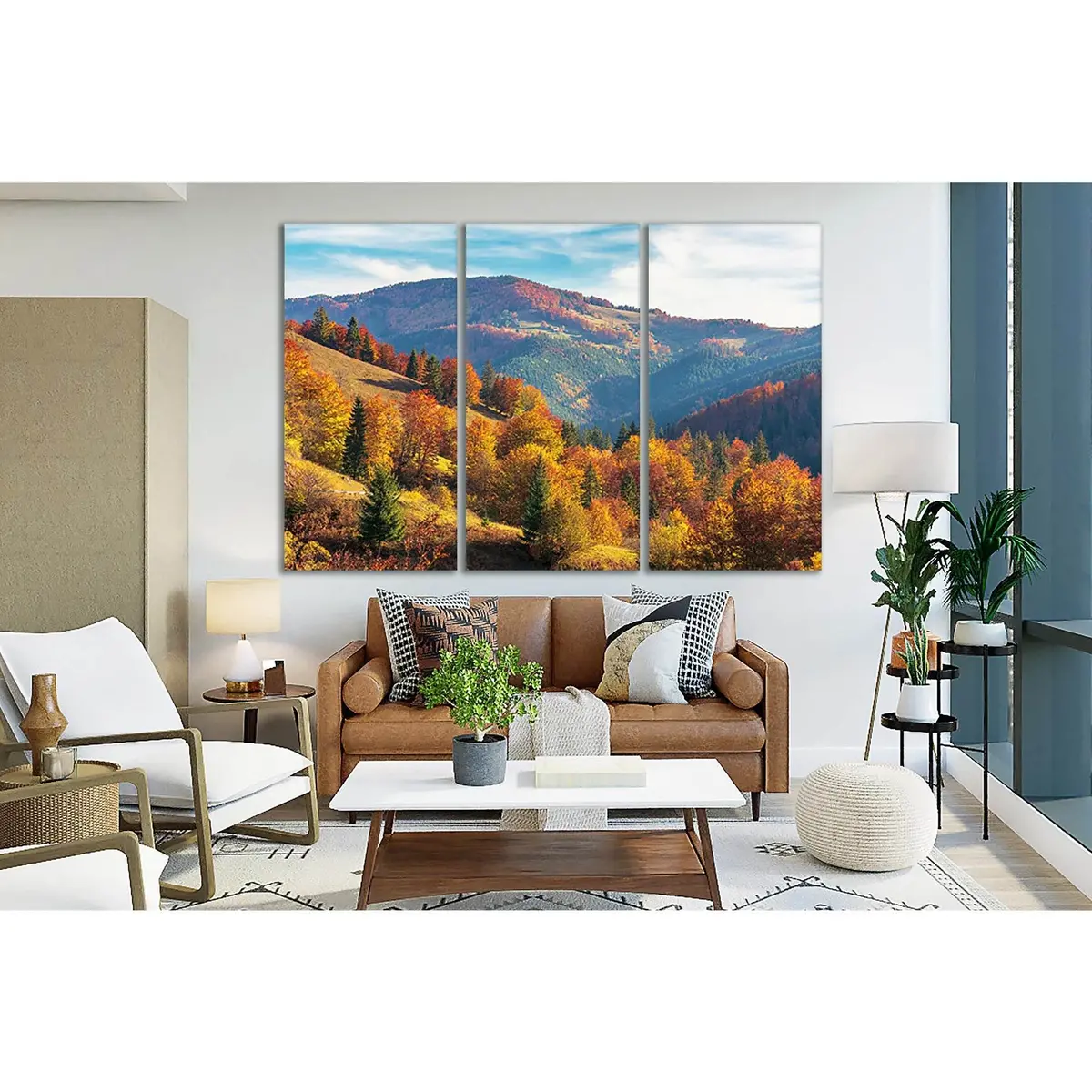 Autumn Afternoon In Mountains №Sl652 Ready To Hang Canvas Print 5