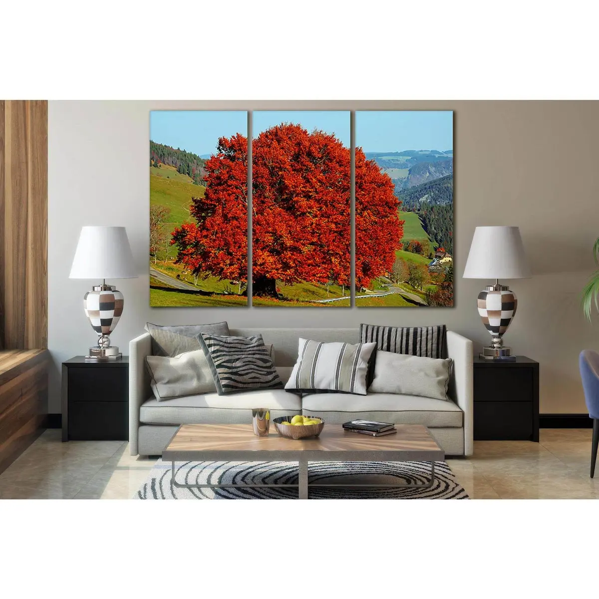 Autumn Beech Deciduous Tree №Sl500 Ready To Hang Canvas Print 5