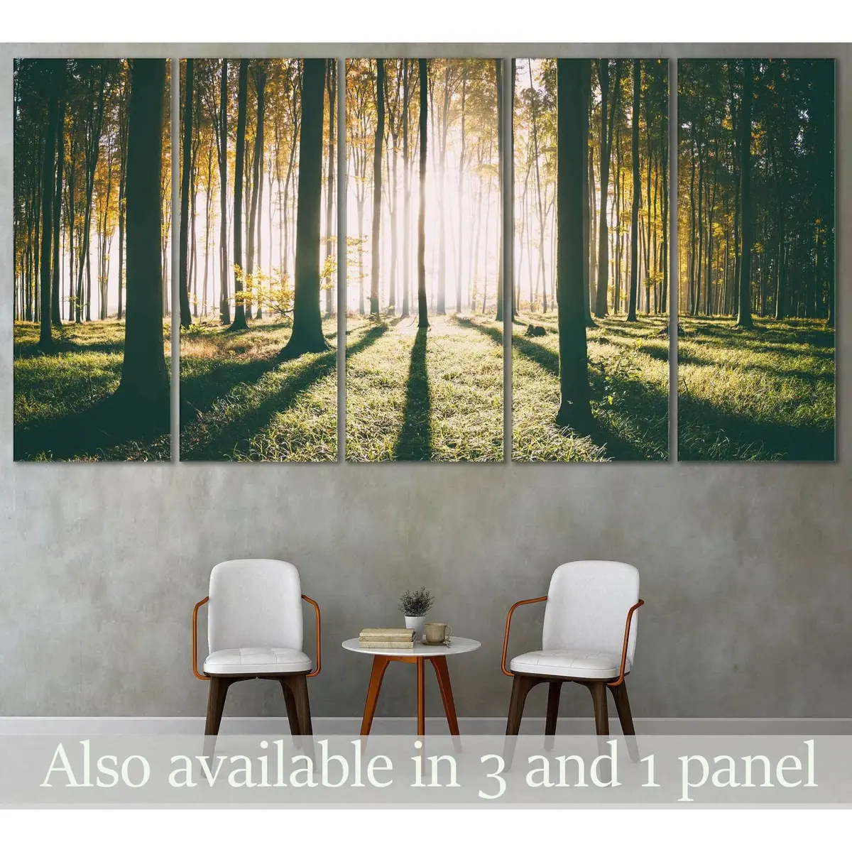 Autumn Forest Canvas Wall Art Print №3012