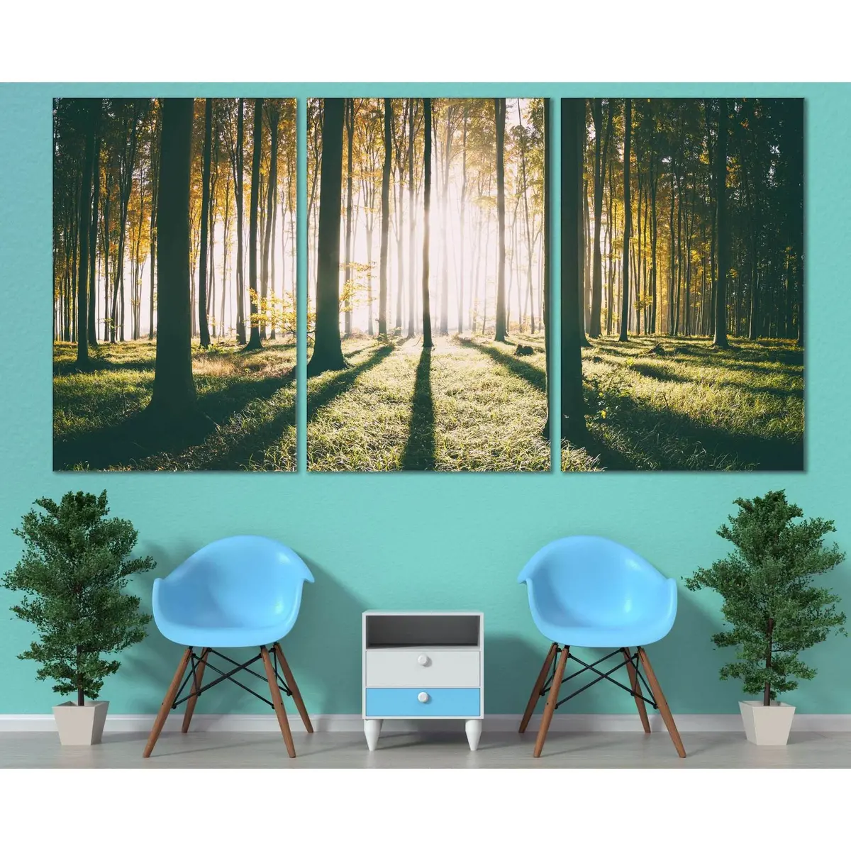 Autumn Forest №3012 Ready To Hang Canvas Print 5
