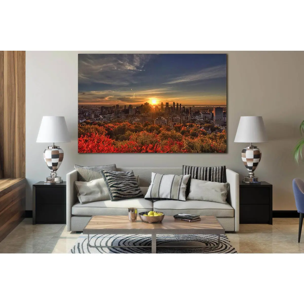 Autumn Montreal №Sl640 Ready To Hang Canvas Print 1