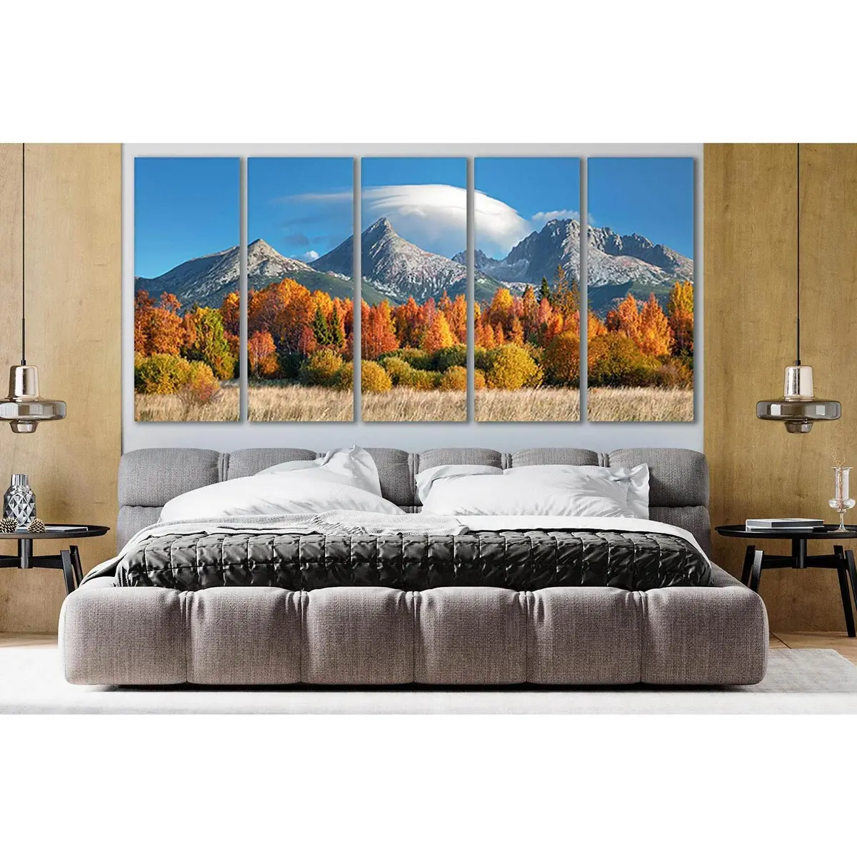 Premium High Tatras Autumn Landscape Canvas Art – Ready-to-Hang Wall Decor (SL619) - Image 3