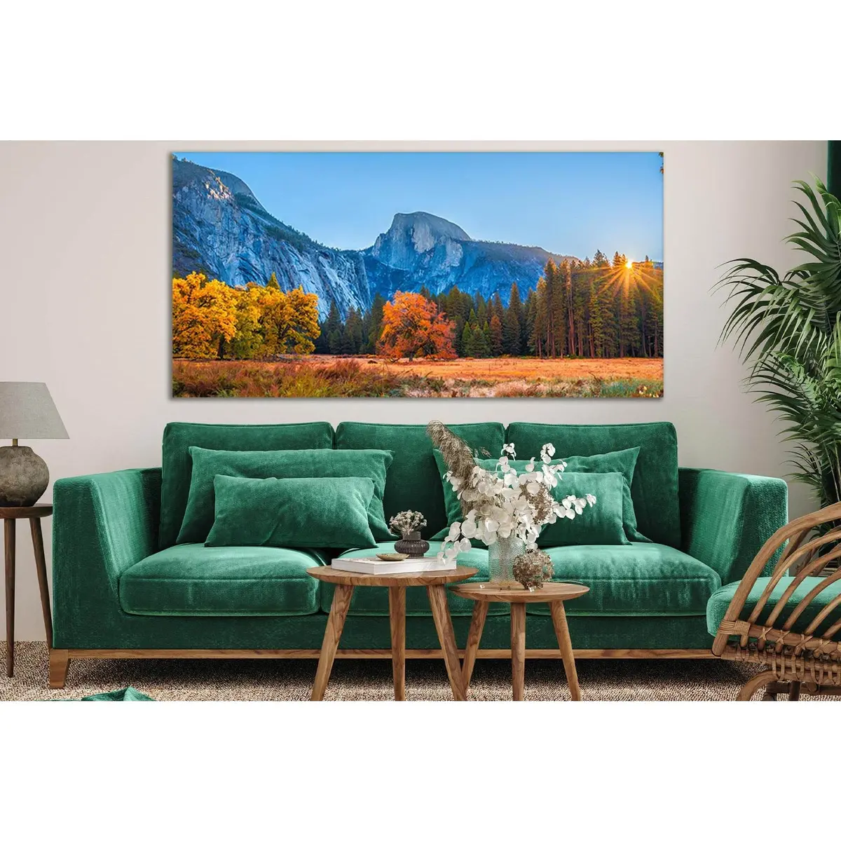 Autumn Yosemite Rock Landscape №Sl642 Ready To Hang Canvas Print 1