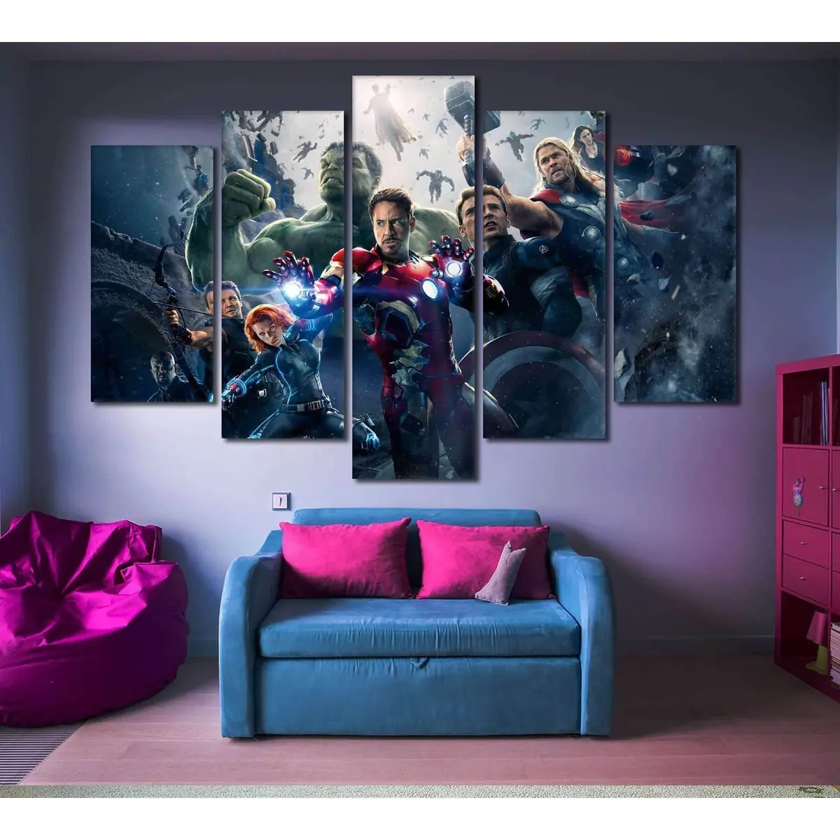Avengers №2018 Ready To Hang Canvas Print 5