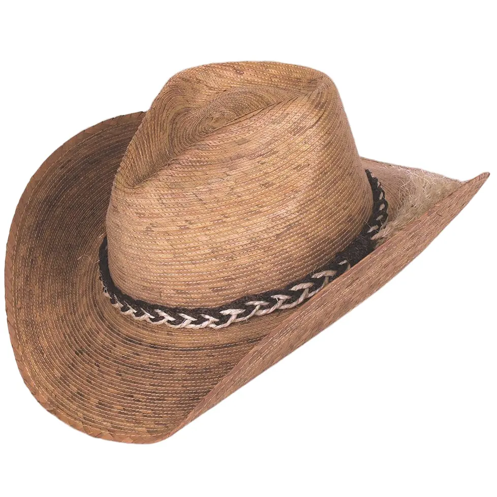 Tula Dakota Natural Palm Straw Cowboy Hat 1