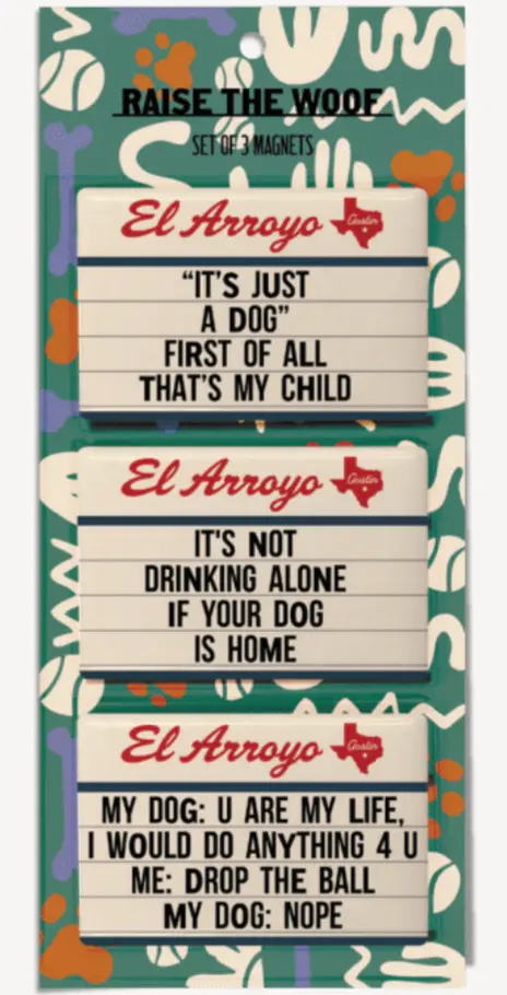 El Arroyo Iconic Signs Fridge Magnets - 3 Pc. 3