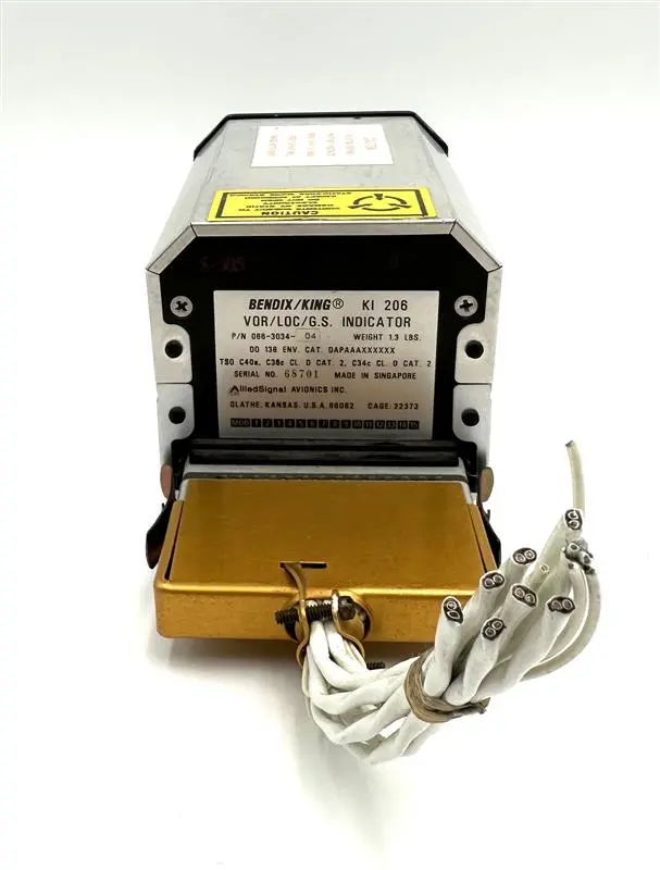 Bendix/King Ki-206 Vor/Loc/Glideslope Indicator (Pre-Owned) Xx8701 1
