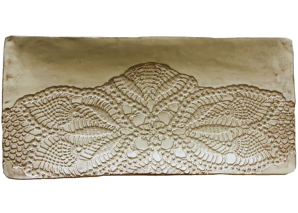 Prodigal Pottery Rectangular Stoneware Platter - 8" X 13" 1