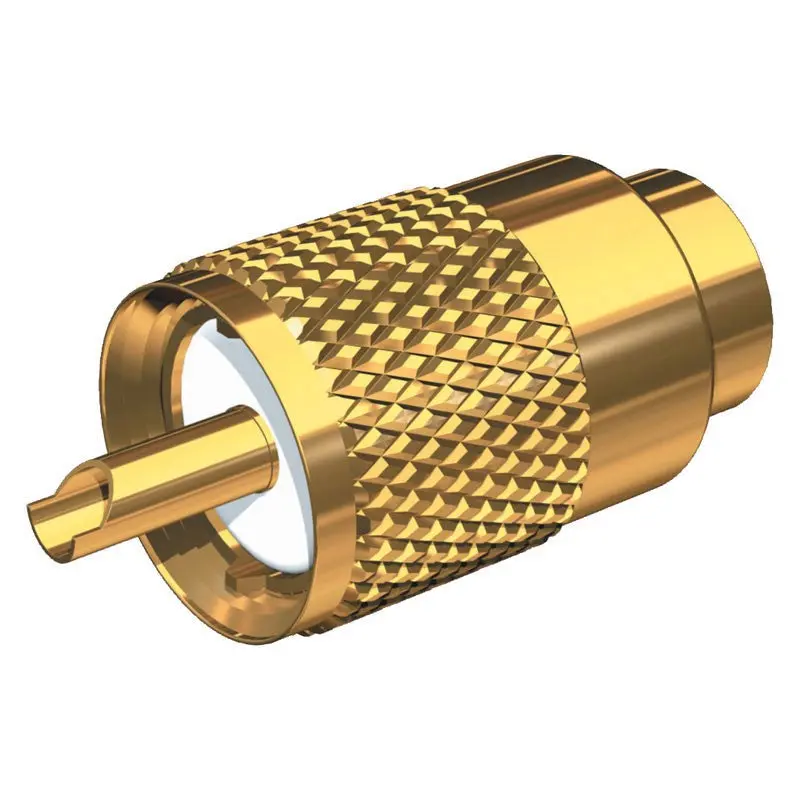 Shakespeare Gold-Plated Pl259 Connector - Rg8/Au & Rg213 Cable 1