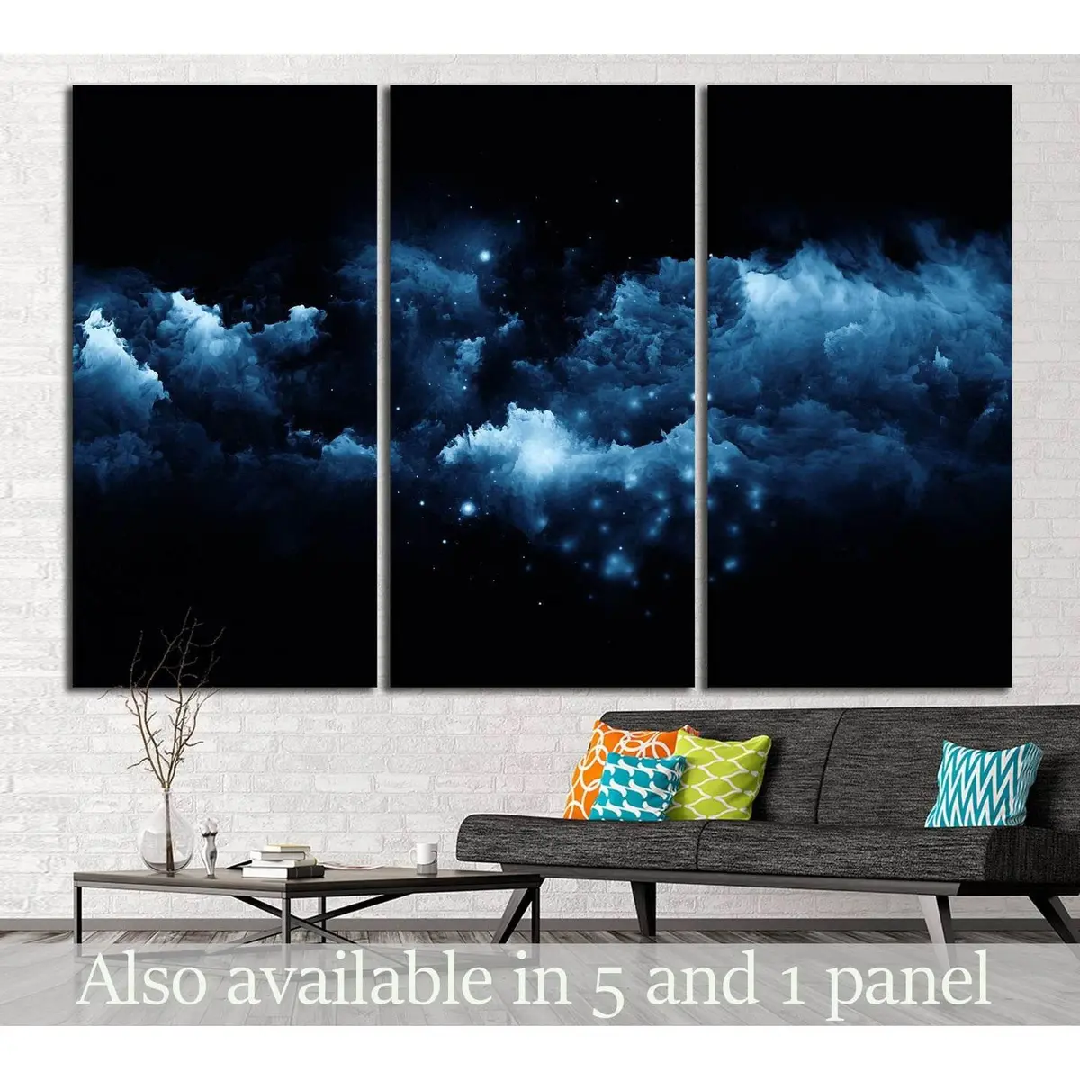 Backdrop On The Subject Of Art №1040 Ready To Hang Canvas Print 5