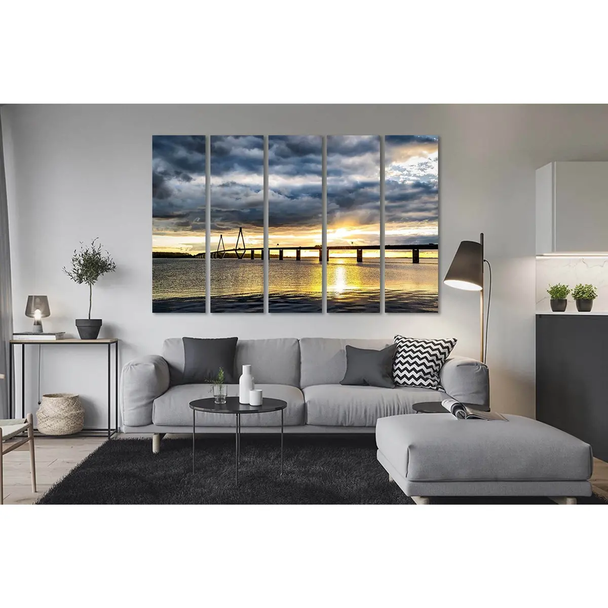 Baltic Sea Artwork D1224 – Ready-to-Hang Canvas Print