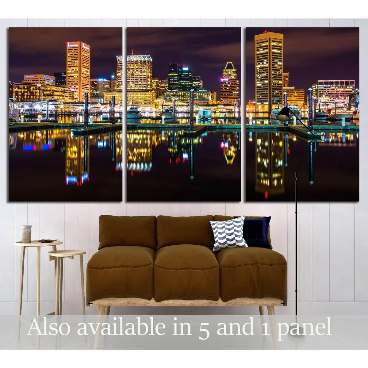 Baltimore, Maryland №2161 Ready To Hang Canvas Print 5