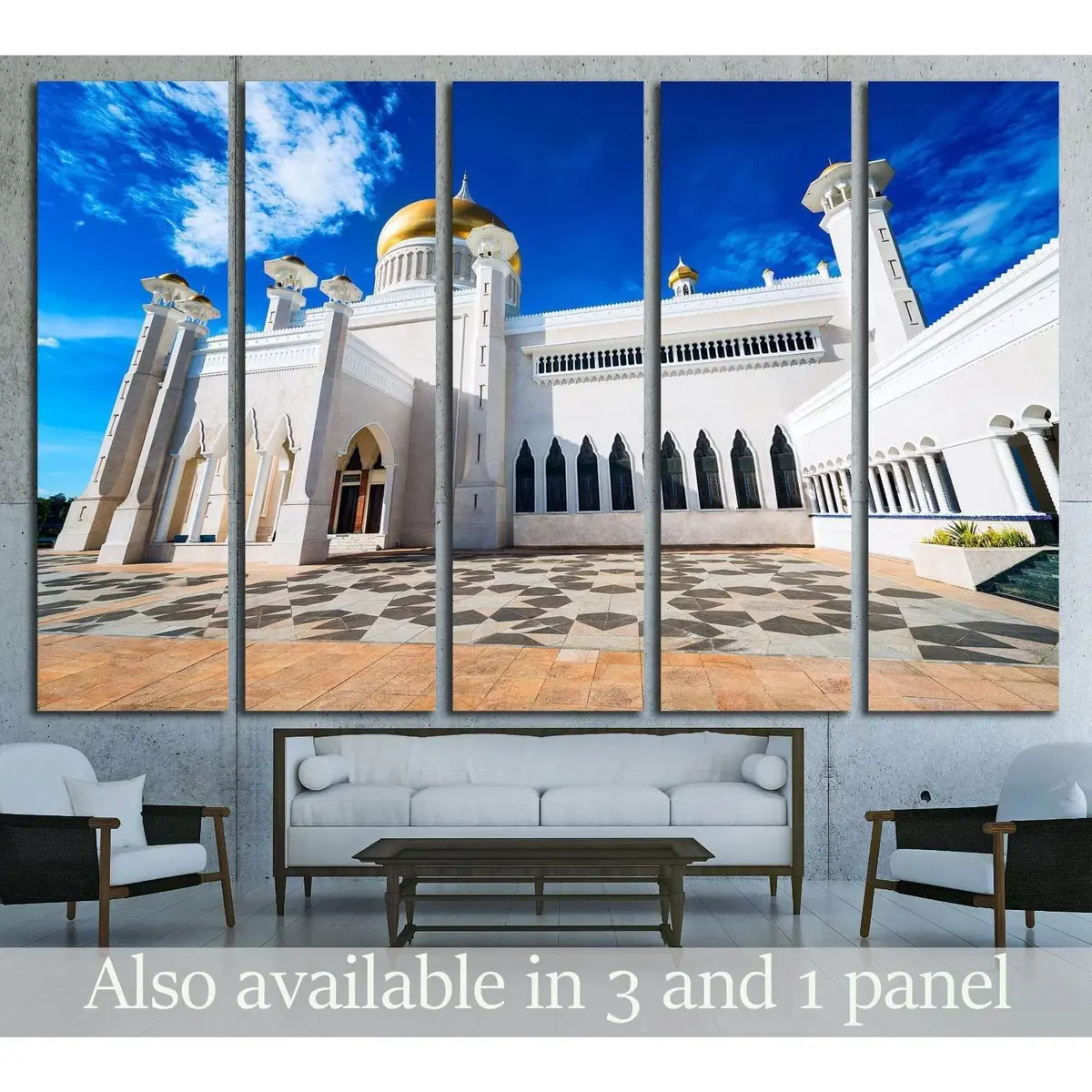 Bandar Seri Begawan (BSB) #1795 Premium Ready-to-Hang Canvas Art