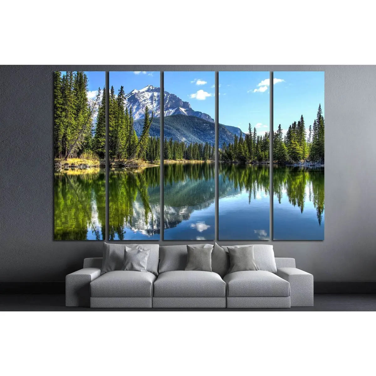 Banff National Park Canvas Wall Art – Ready-to-Hang Print from Alberta, Canada - Image 3