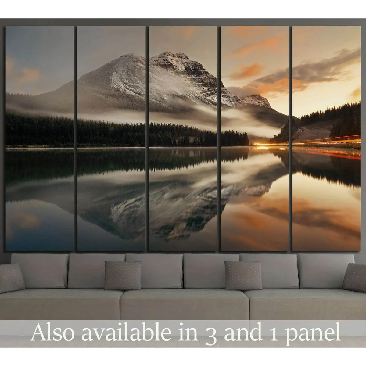 Banff National Park Canvas Wall Art №878 – Ready-to-Hang Print