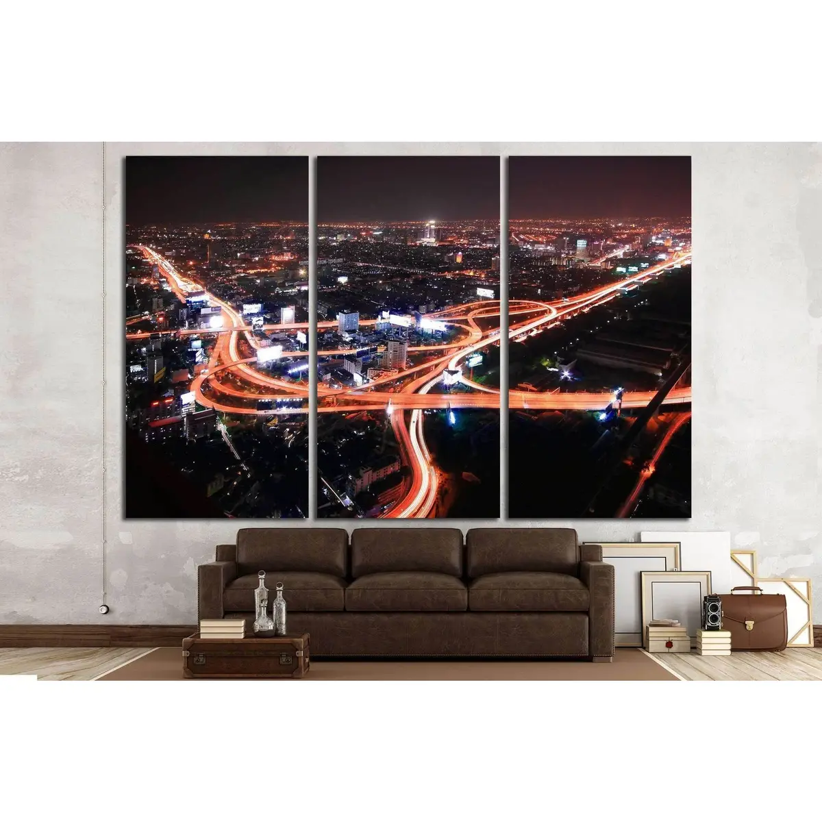 Bangkok №761 Ready To Hang Canvas Print 5