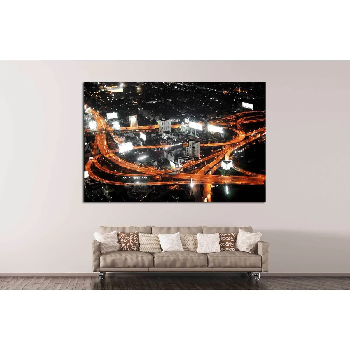Bangkok №763 Ready To Hang Canvas Print 3