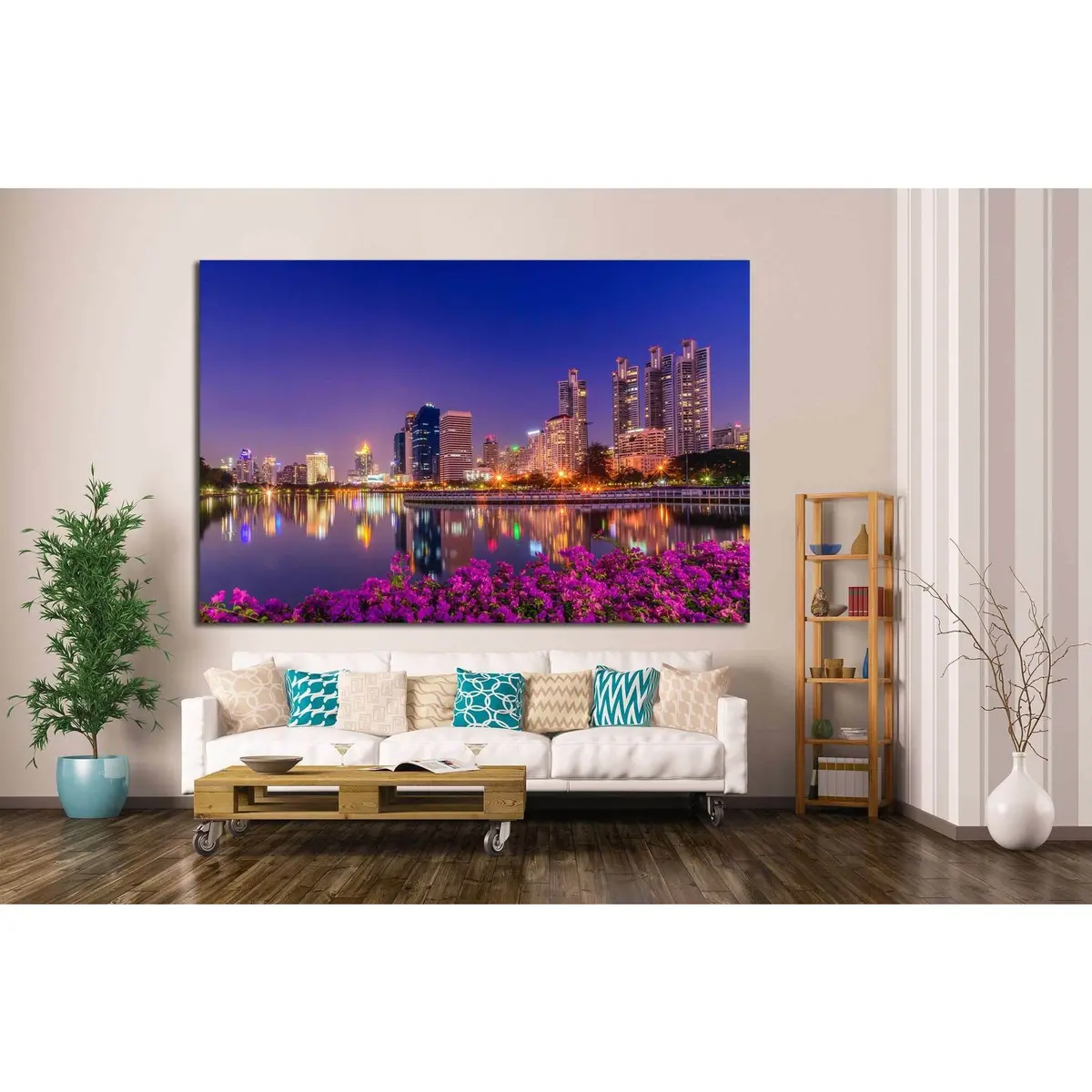 Bangkok, Thailand №829 Ready To Hang Canvas Print 2