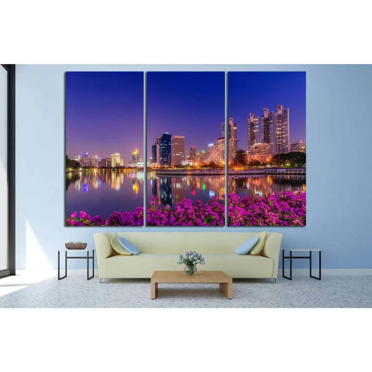 Bangkok, Thailand №829 Ready To Hang Canvas Print 3