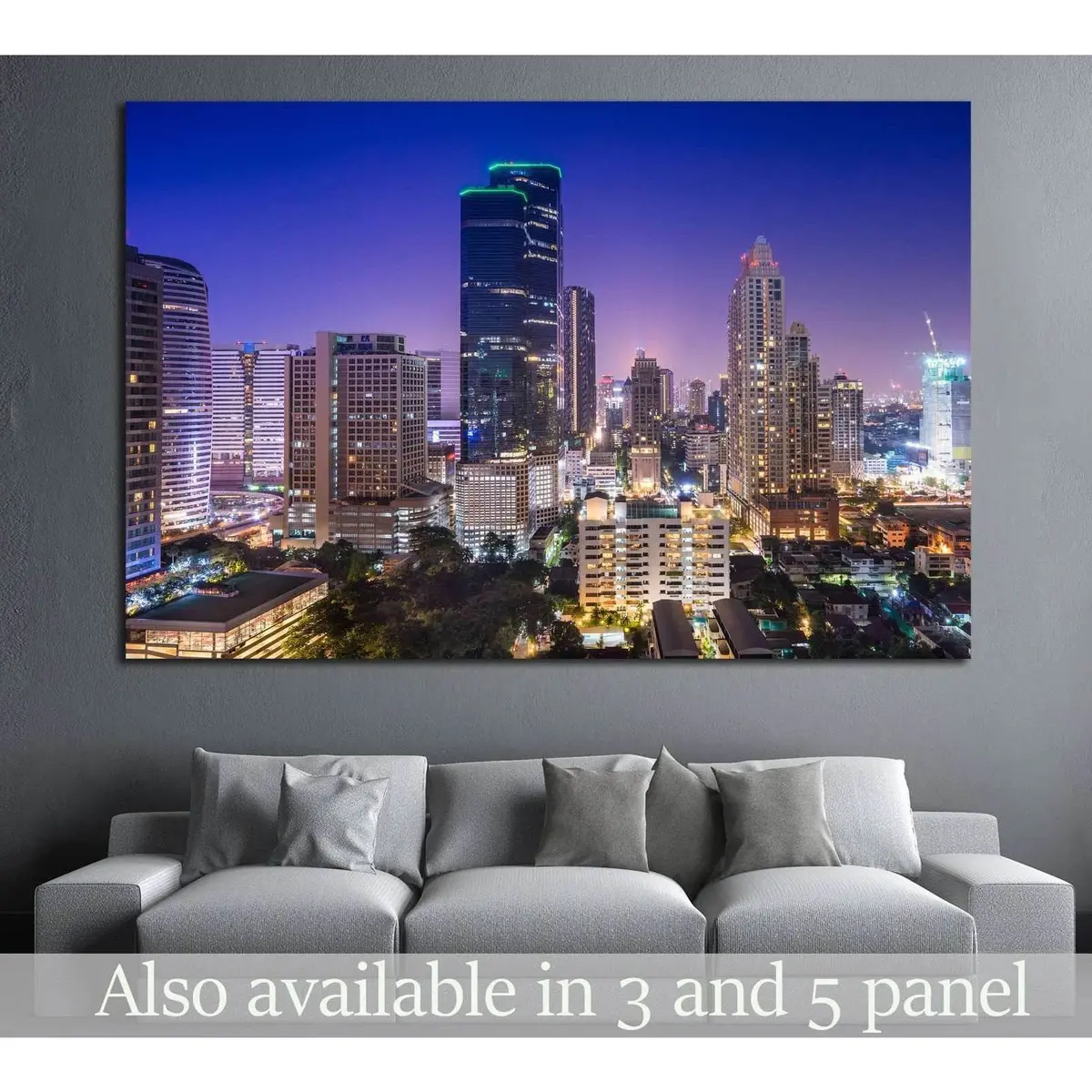Bangkok,Thailand №809 Ready To Hang Canvas Print 1