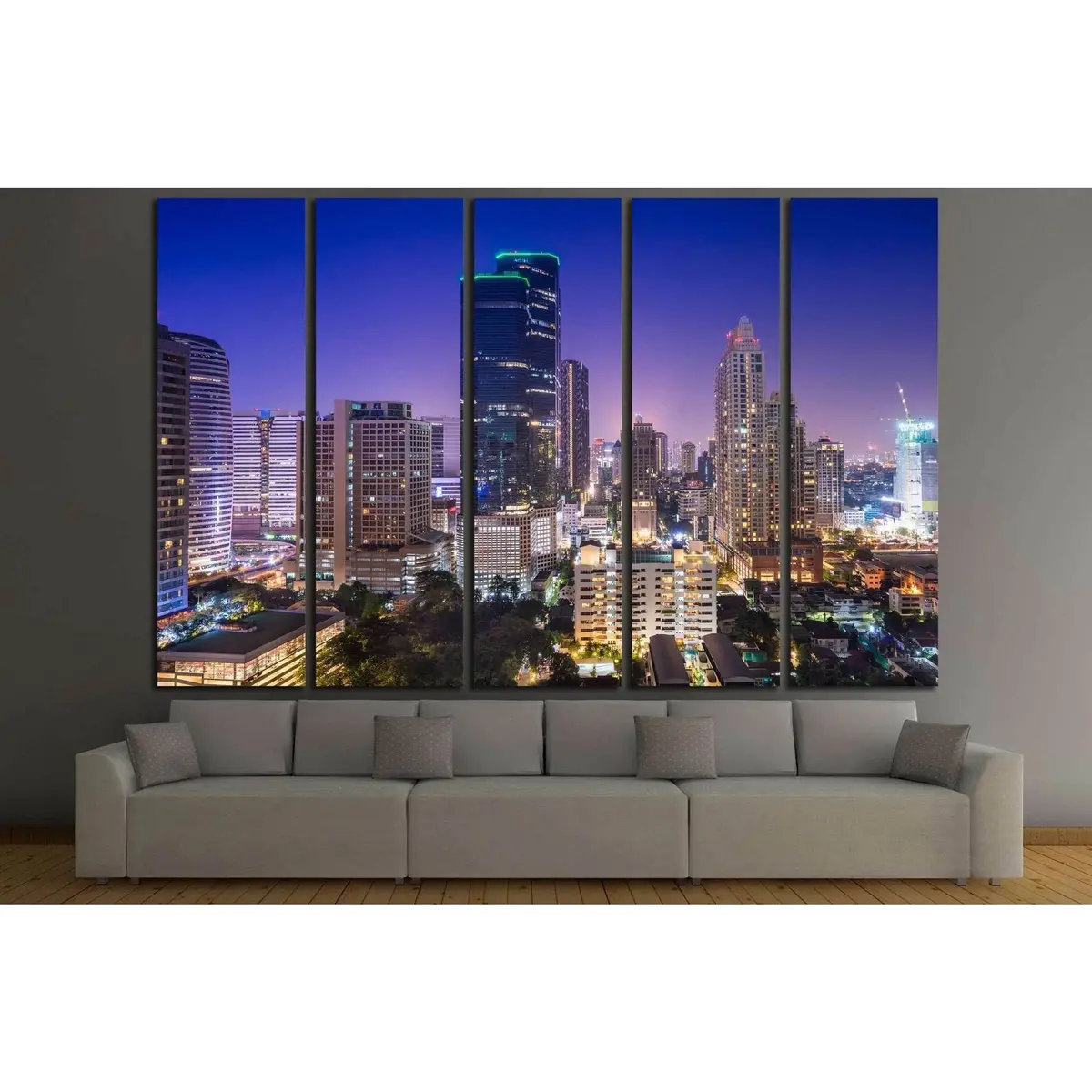 Bangkok, Thailand #809 Premium Ready-to-Hang Canvas Wall Art - Image 3