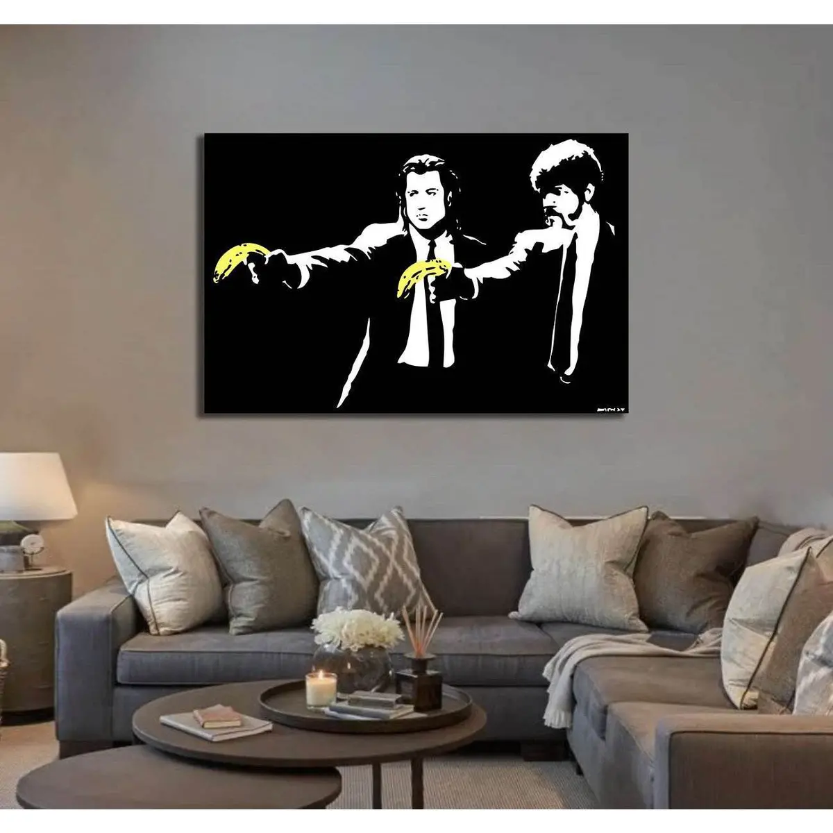 Banksy Pulp Fiction - Canvas Print 3