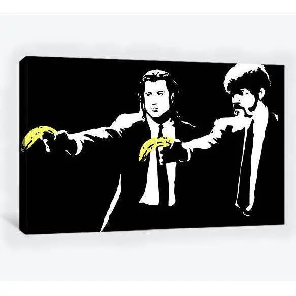 Banksy Pulp Fiction - Canvas Print 1